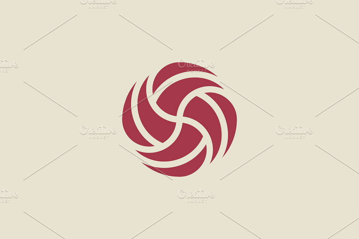 abstract swirl loop vortex logo, a Branding & Logo Template by Rasagama Studio