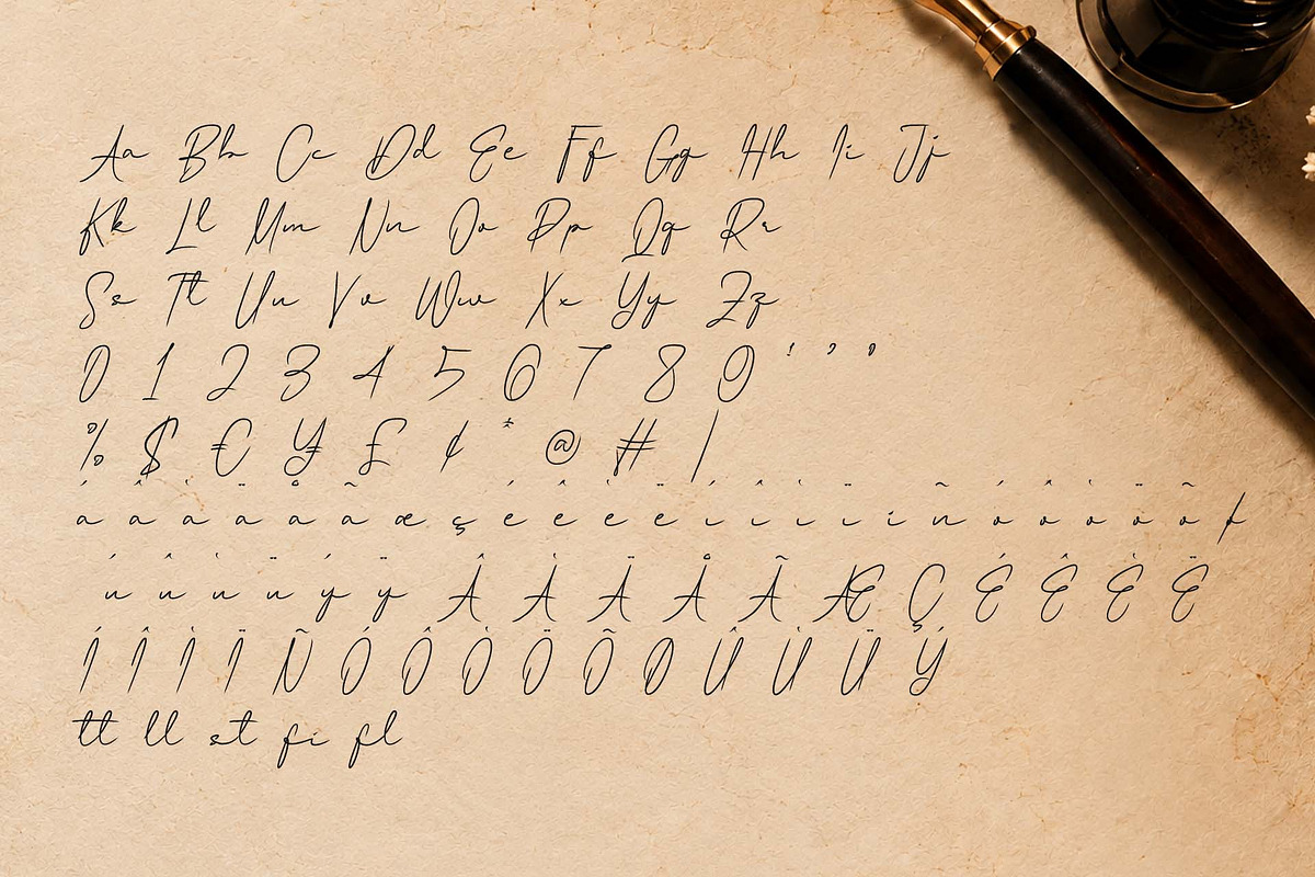 Meghyle – Brush Cursive Font, a Script Font by Jadatype.id (Photo 7 of 8)