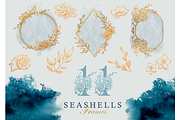 Marine Woman`s Logo, Frames, Element, a Person Illustration by Ojeny shop (Thumbnail 4 of 6)