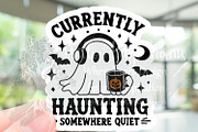 Funny Ghost Halloween introvert, a Seasonal Illustration by Willow Paige Farms (Thumbnail 4 of 8)