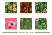 Cactus Flower Retro Art Designs, a Pattern Graphic by karenfoleyphoto (Thumbnail 14 of 18)