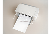 Minimalist Printer Top View Mockup, a Product Mockup by TatiMockup (Thumbnail 1 of 4)
