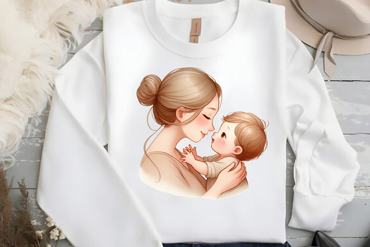 Mothers Day Clipart, Mom Clipart, an Illustration by DreamCafeArt (Photo 5 of 6)