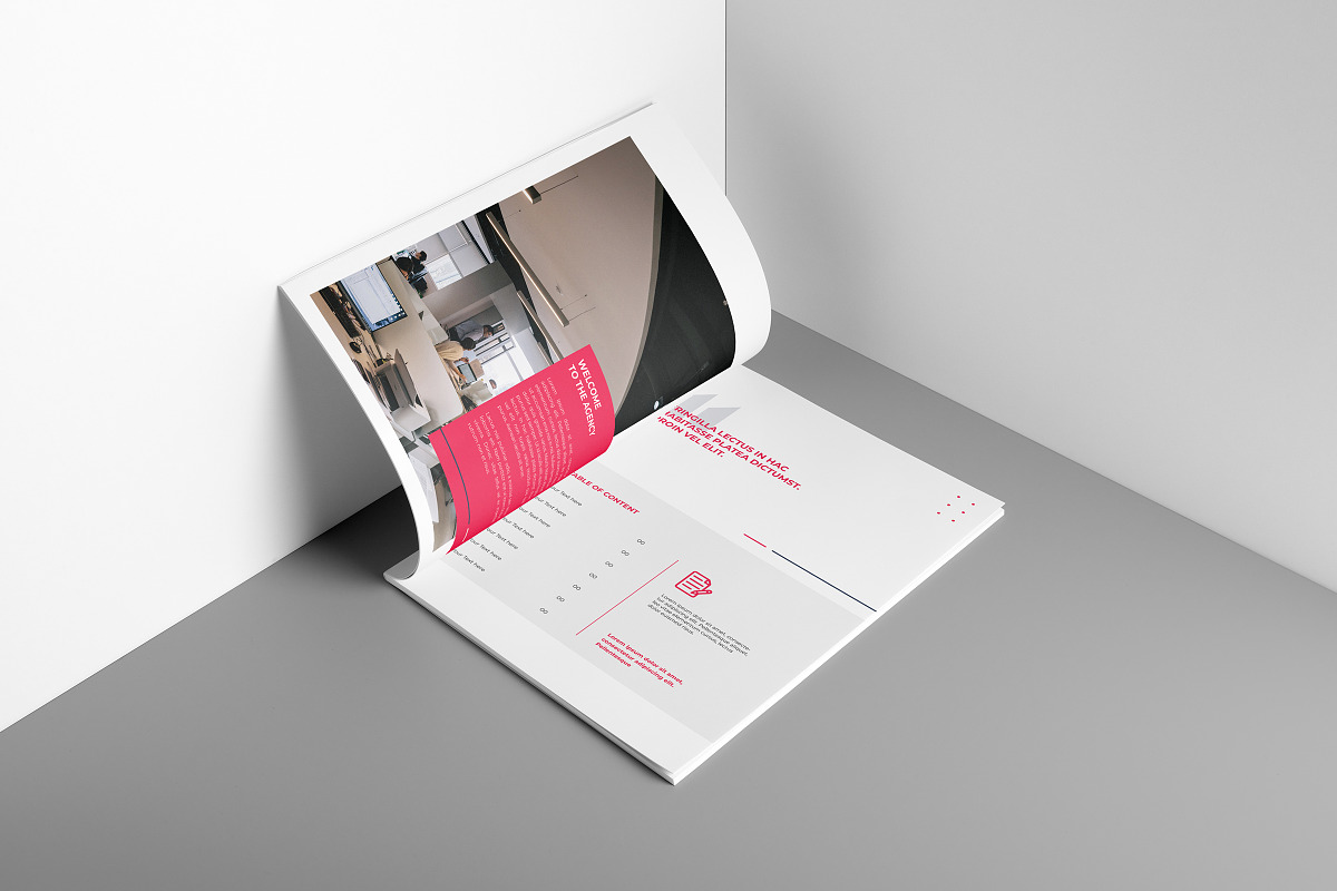 Creative Project Proposal Template, a Brochure Template by retrographix (Photo 2 of 13)