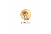 Watercolor Halloween Clipart Bundle, an Illustration by CharmClipart (Thumbnail 9 of 9)