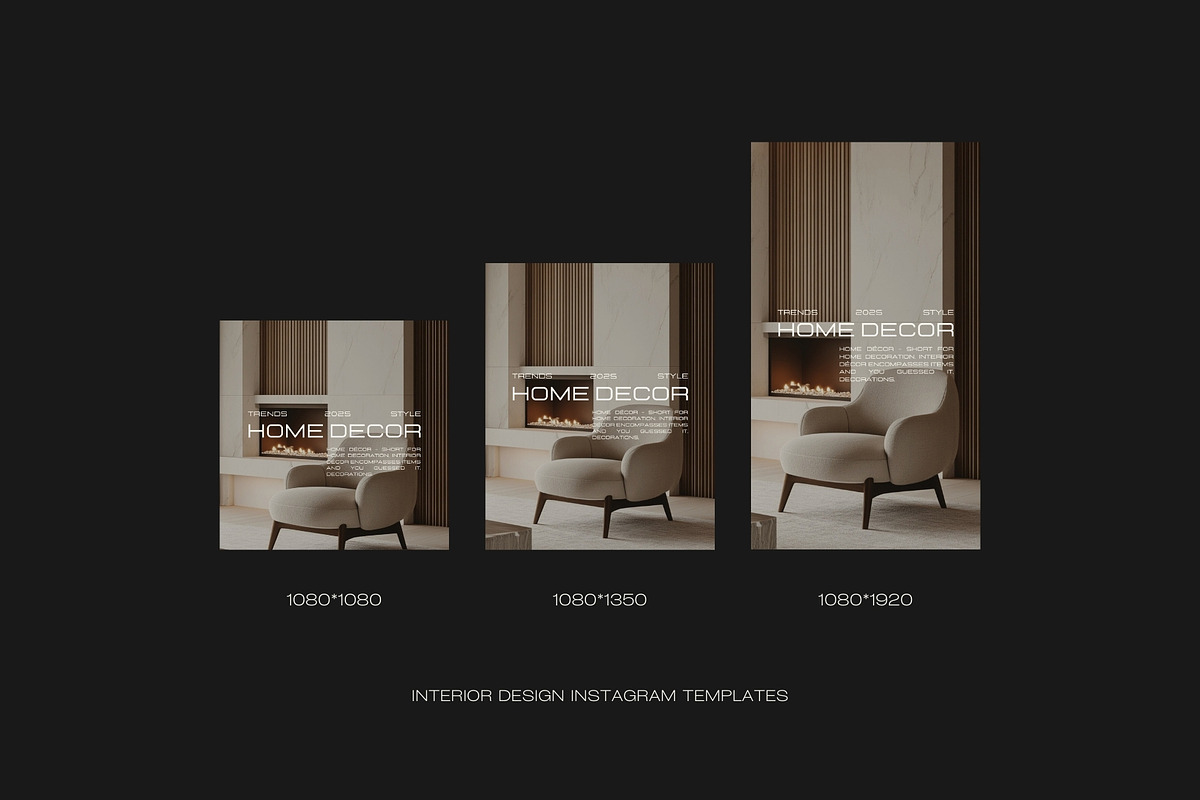 400 Interior Design Instagram Kit I, a Social Media Template by Instprofi | Studio Estimo (Photo 12 of 13)