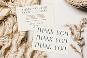 Business Thank You Card, a Card Template by thebrandcove (Thumbnail 1 of 7)