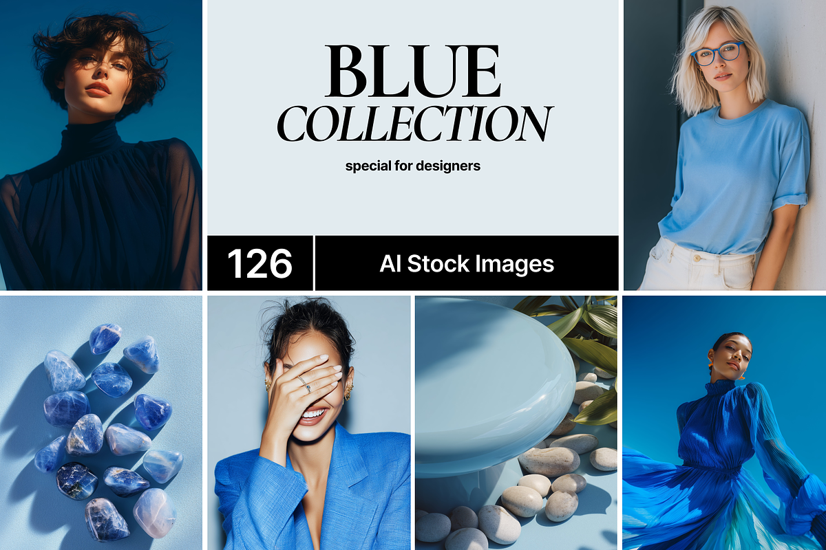 126 Blue Fashion Stock Images, a Beauty & Fashion Photo by Welovegraphics (Photo 1 of 10)