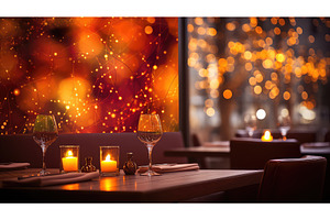 menu bokeh restaurant background ai, a Food & Drink Photo by pikepicture