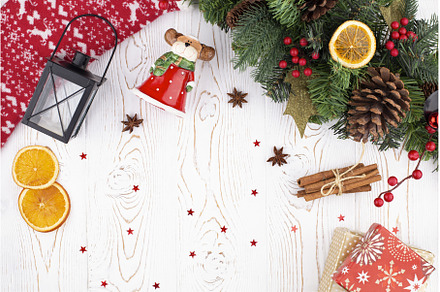 Christmas holiday background with