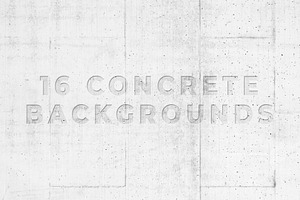 16 Concrete Background / Textures