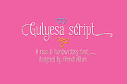 Gulyesa Script, a Script Font by Ahmet Altun (Thumbnail 1 of 5)
