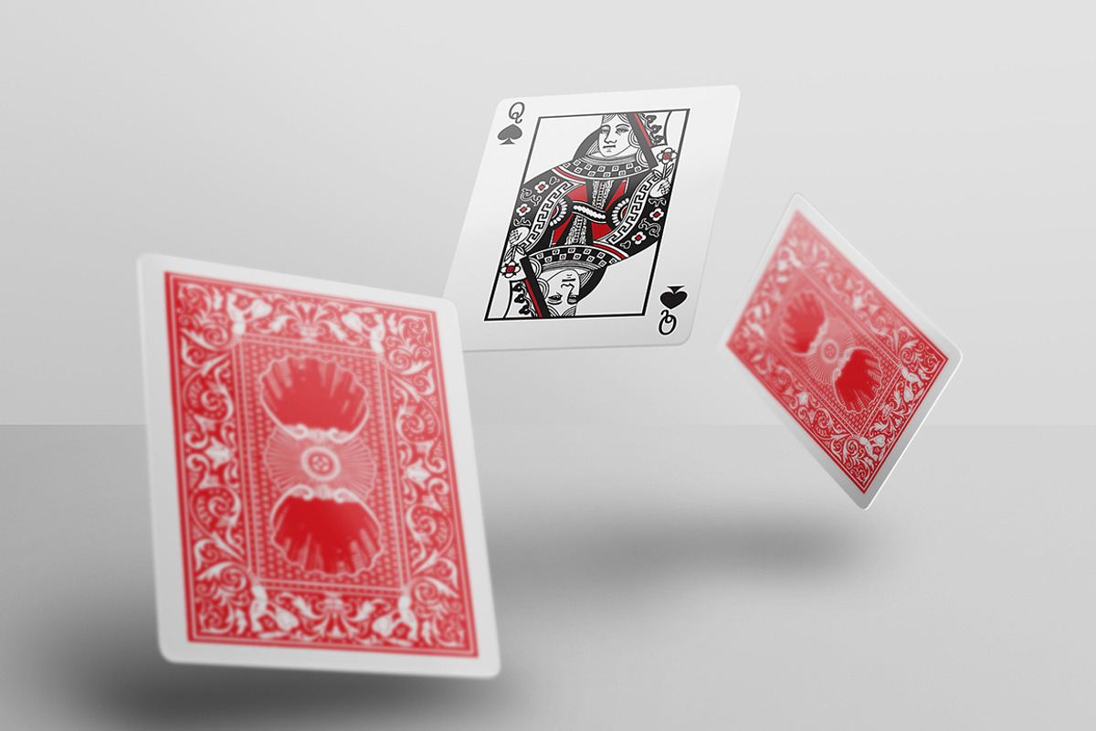Poker Card Playing Mockups, a Print Template by Kongkow (Photo 5 of 10)