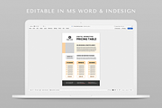 Pricing Table Flyer, a Flyer Template by Leaflove (Thumbnail 5 of 5)