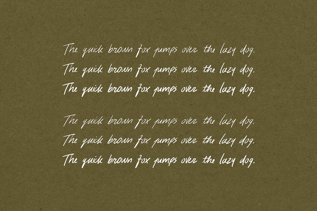 Thursday Morning Handwritten Font, a Handwritten Font by The Gelato Type (Photo 28 of 31)