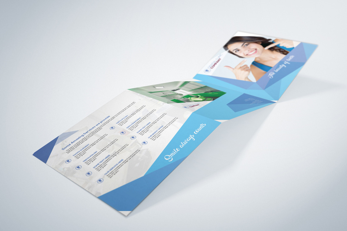 Indesign Square Dental Brochure, a Brochure Template by RudanStudio (Photo 2 of 9)