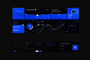 Black & Blue (Dark UI KIT), an UI Kit Template by Filip Korzycki (Thumbnail 2 of 8)