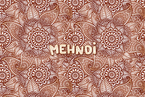 20 Indian Mehndy Style Elements