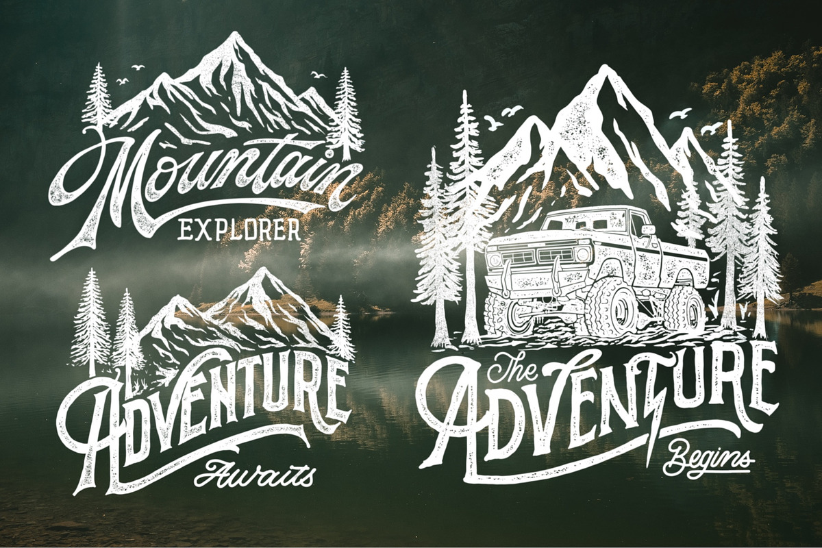 Outdoor Graphic / badge, an Object Illustration by Wak Jay Creative Studio (Photo 2 of 14)
