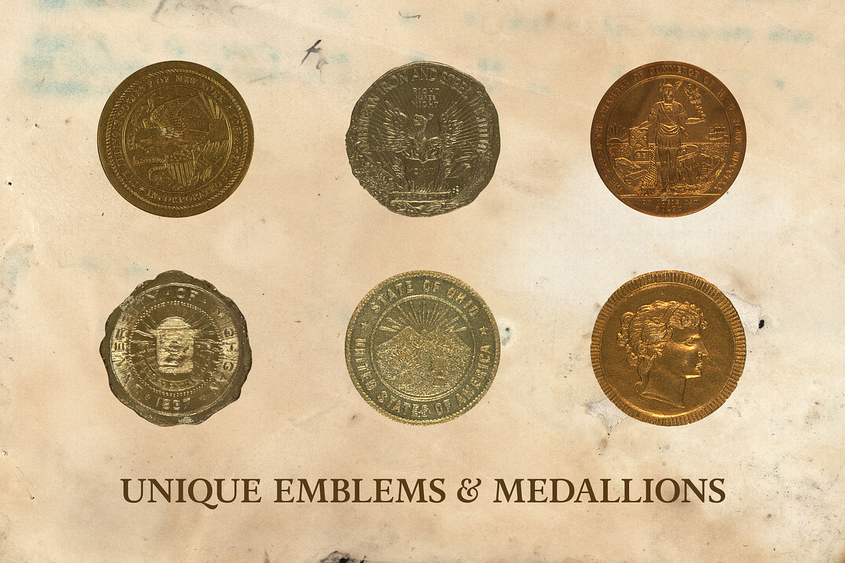 36 Authentic Gold Seals + Textures, an Object Graphic by Sick Optix (Photo 6 of 8)