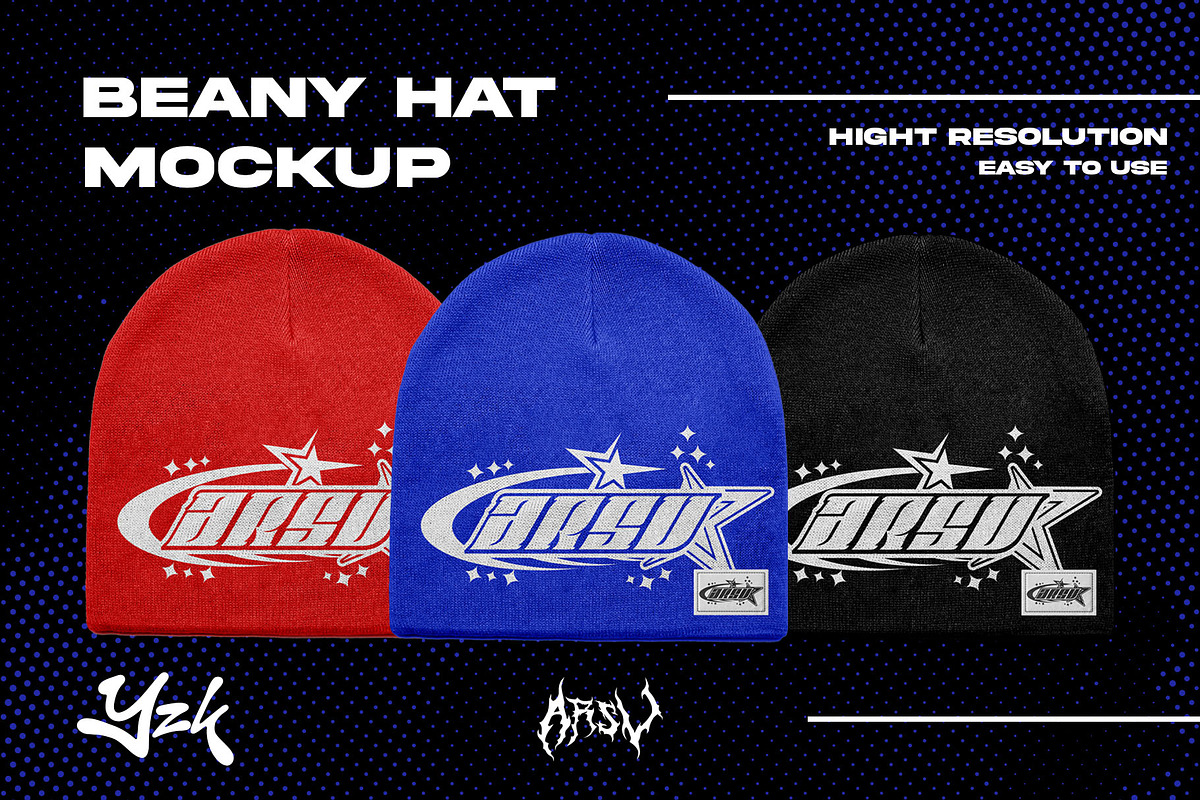 BEANIE HAT MOCKUP ARSV, a Hat Mockup by arseavin project (Photo 1 of 3)