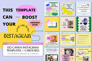 Retro Canva Instagram Booster Pack