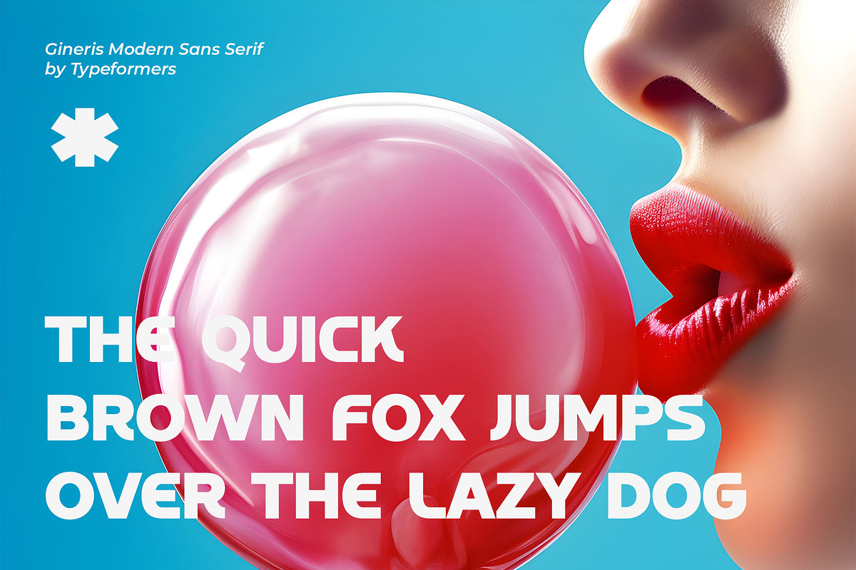 Gineris - Modern Display Sans Serif, a Sans Serif Font by Typeformers (Photo 3 of 5)