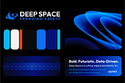 Deep Space – Tech Startup Brand Kit, a Marketing Template by Preyer Design (Thumbnail 1 of 8)