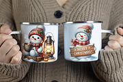 Snowman Clipart Bundle. 30 png, a Seasonal Illustration by GalaDesign03 (Thumbnail 6 of 7)