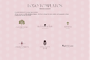 Floral Branding Kit & Logo Templates, a Branding & Logo Template by Under My Cozy Roof (Thumbnail 8 of 18)