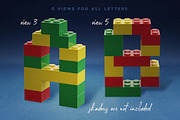 Toy Bricks 3D Lettering, a Graphic by TVartworks (Thumbnail 3 of 13)