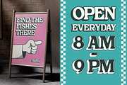 Bushi Retro - Food Logo Extrude Font, a Serif Font by Nirmana Visual (Thumbnail 15 of 15)