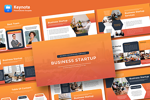 Business Startup - Keynote, a Presentation Template by artchiles_design