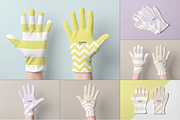 Gloves Mock-up, a Household Mockup by BLISS DESIGN (Thumbnail 1 of 3)