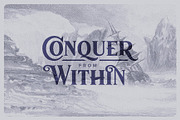 Blackout Typeface, a Sans Serif Font by Victor Barac (Thumbnail 3 of 9)
