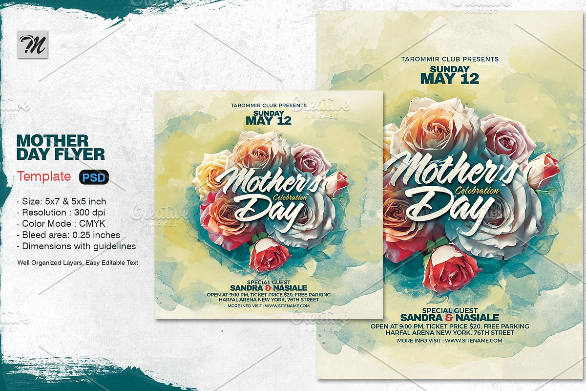Mother's Day Flyer, a Flyer Template by Tarommir (Photo 1 of 4)