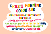 Fruity Morning - Font Family, a Sans Serif Font by Anna Zakharchenko (Thumbnail 11 of 12)