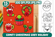 Comfy Christmas Cozy Holiday, a Seasonal Illustration by Coco Bloom (Thumbnail 1 of 6)