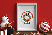 Christmas Groovy Illustration, a Seasonal Illustration by Kohesif Studio (Thumbnail 6 of 6)