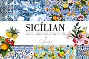 Sicílian Print Set, a Pattern Graphic by Luiz da Rolt Grathwohl (Thumbnail 1 of 10)