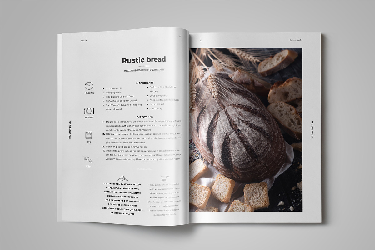 Cookbook / Recipe Book, a Templates & Theme by StockInDesign (Photo 8 of 10)