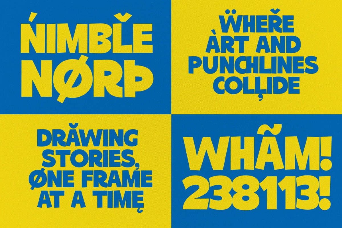 Comibs, a Sans Serif Font by graphicook (Photo 5 of 10)