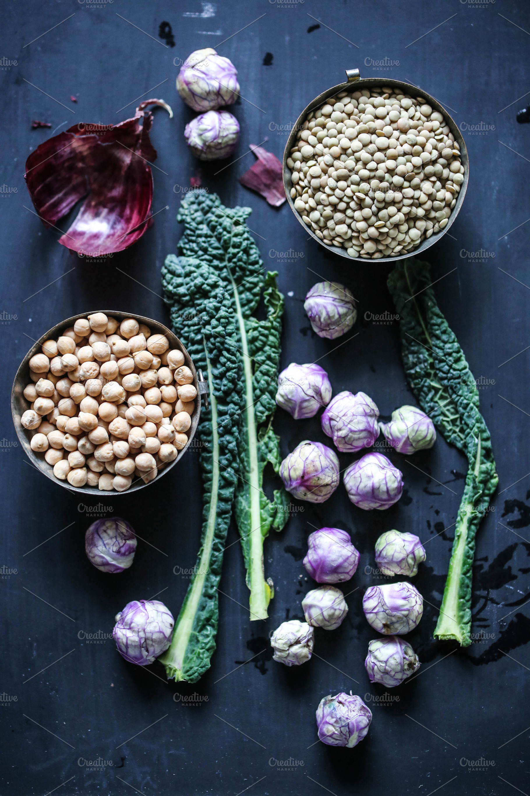 Ingredients for a soup, a Food & Drink Photo by The Little Wild Apple