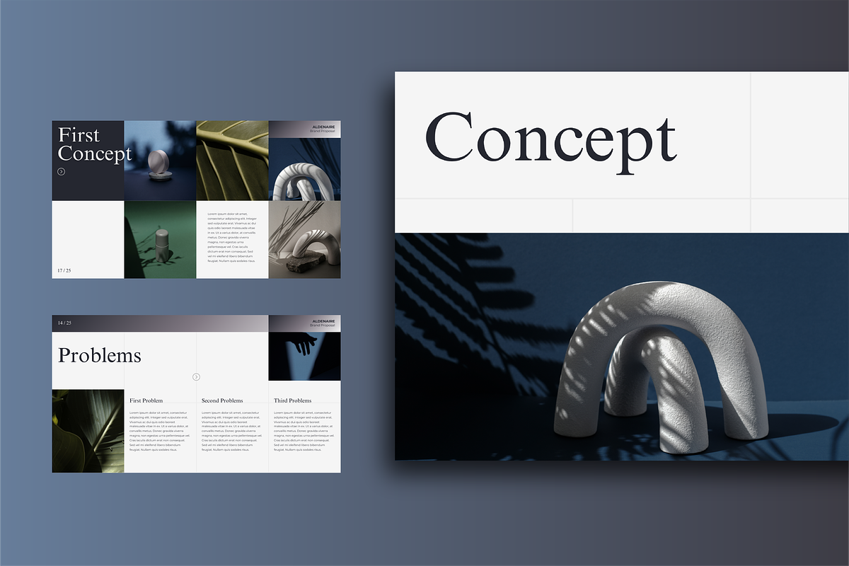 Aldenaire - Brand Proposal, a Presentation Template by ArbaStudio (Photo 3 of 5)