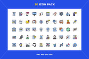 Communications icons, an Outline Icon by Wencory (Thumbnail 1 of 2)