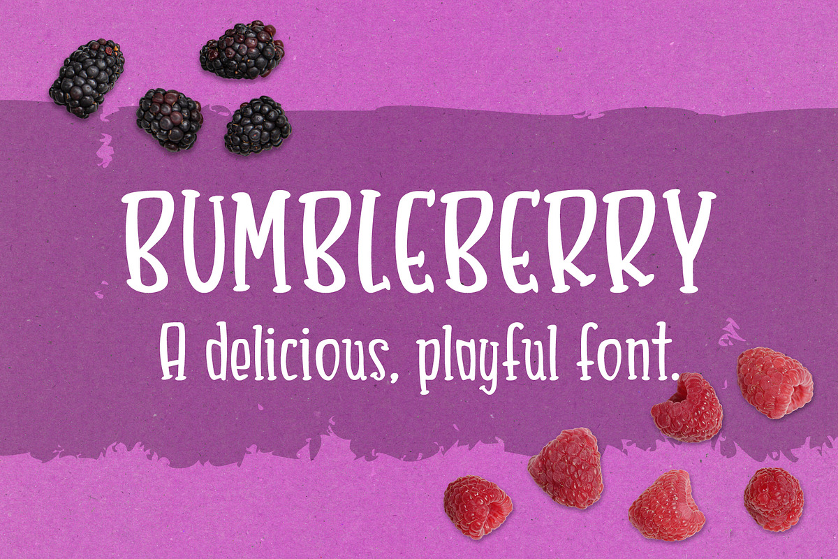 Bumbleberry - a silly serif font, a Serif Font by Little Type Factory (Photo 8 of 8)