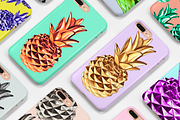 Pineapple Png Clipart Set, an Illustration by The GG Shop (Thumbnail 6 of 7)