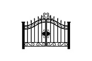 Ornate Wrought Iron Gate Vector Bund, an Illustration by Designs_River (Thumbnail 40 of 47)