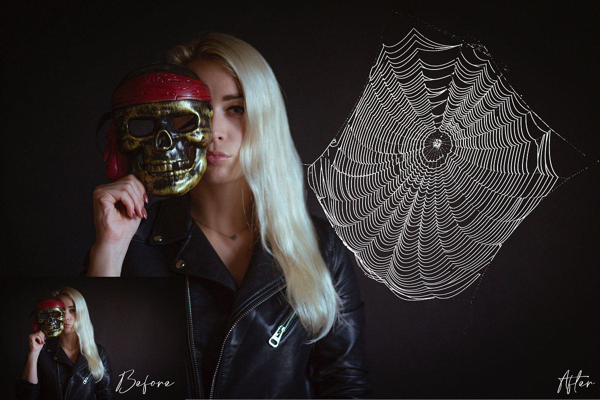 Spiderweb Photoshop Overlays, an Object Graphic by Prestige Photography (Photo 8 of 14)