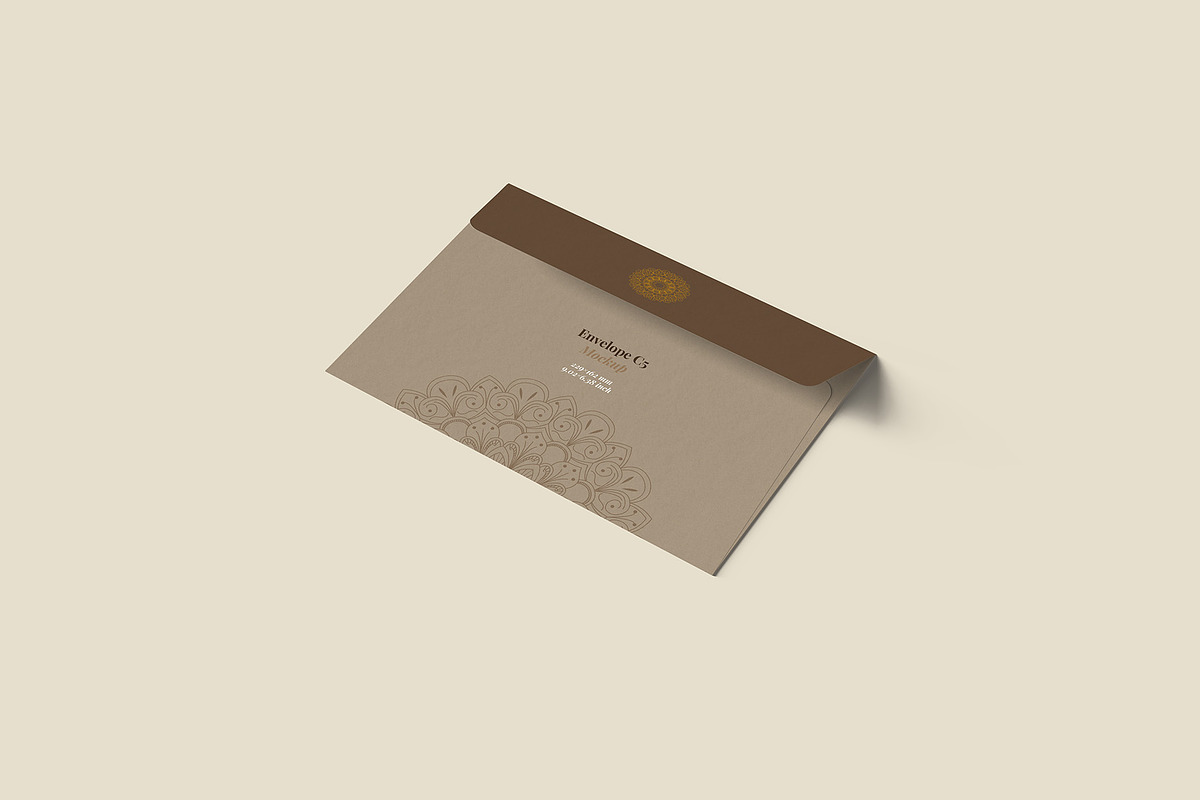 Envelope C5 Mockup - 12 Views, a Packaging Mockup by Illusiongraphic (Photo 11 of 26)